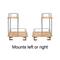 Household Essentials Glidez Wood 2-Tier Cabinet Organizer